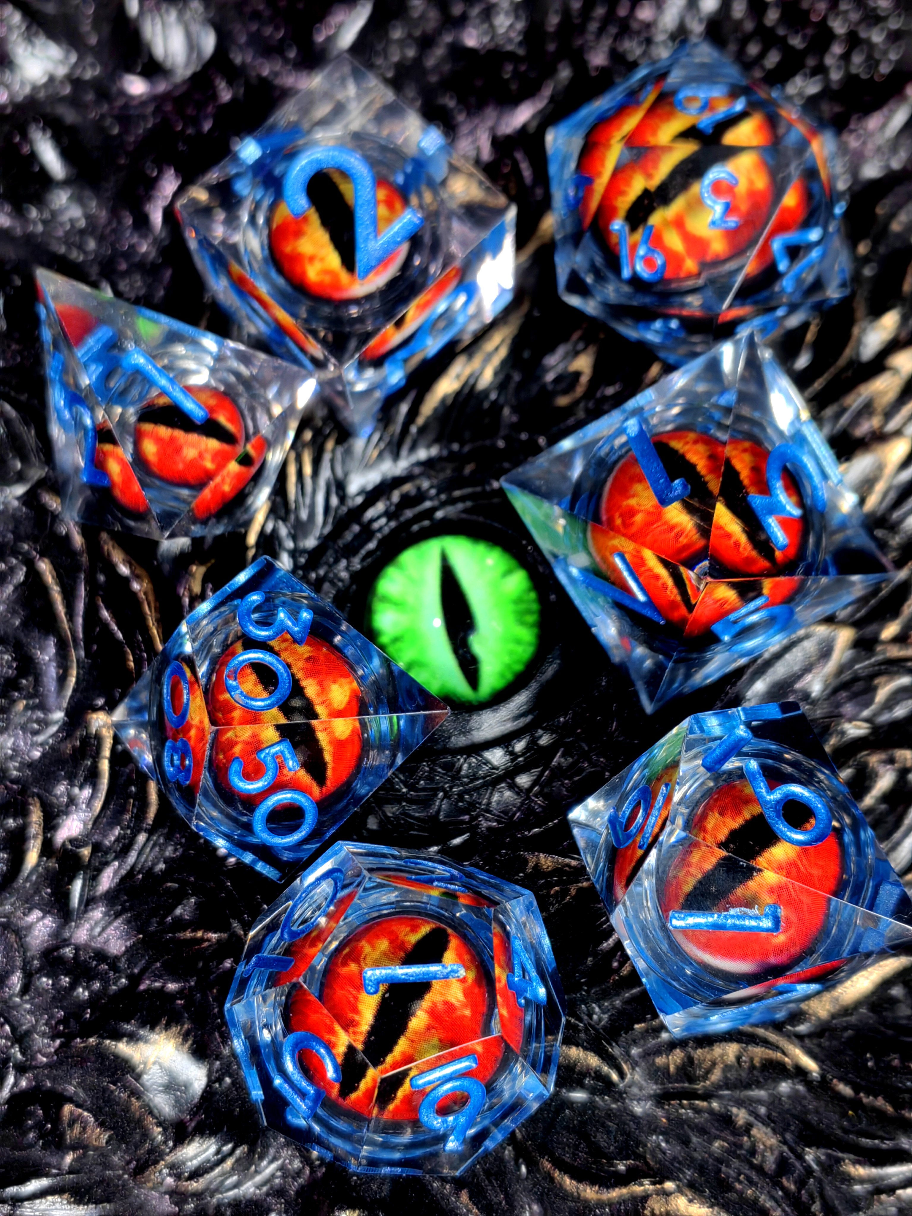 Board Game Rpg - DnD Dice Set - 7-Piece Resin