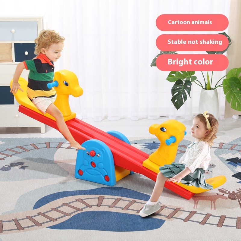 Board Game With Questions - Outdoor Countyard Animal Seesaw Board Toys