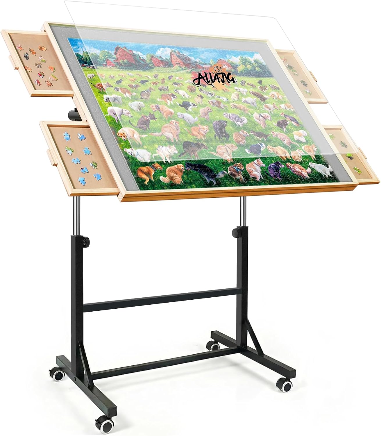 Jigsaw Puzzle Adult - 1500 Piece Puzzle Table with Legs