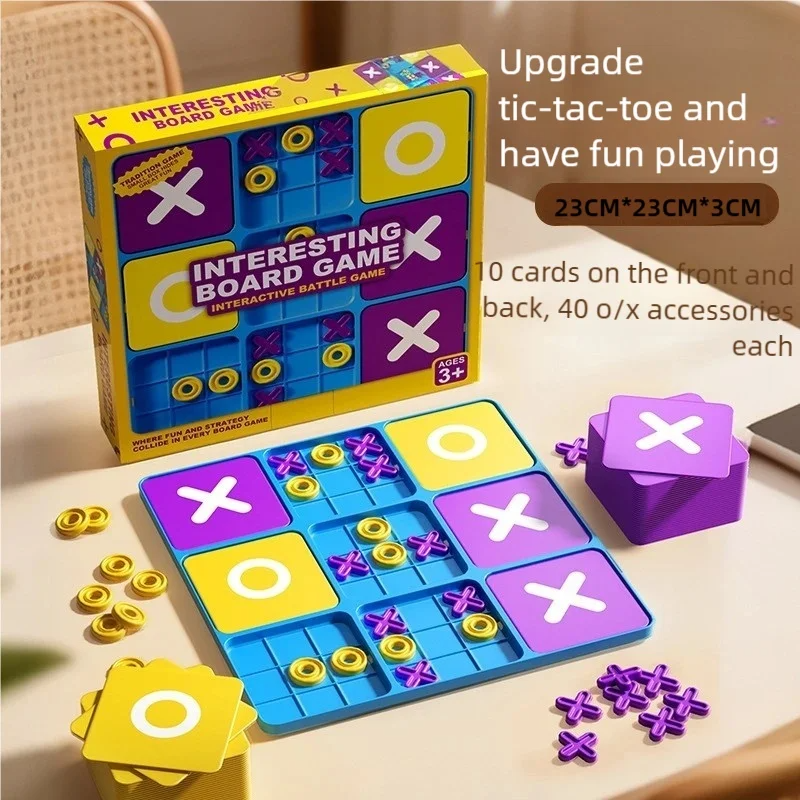 Board Game With Questions - New Tic-Tac-Toe Board Game | Kids