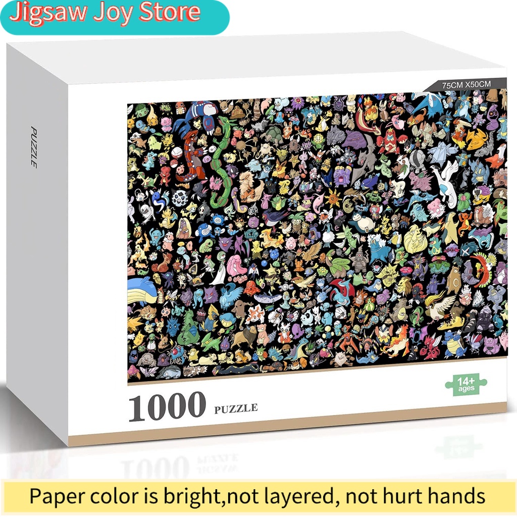 Jigsaw Puzzle Adult - Pokémon Collage Anime High Quality Jigsaw