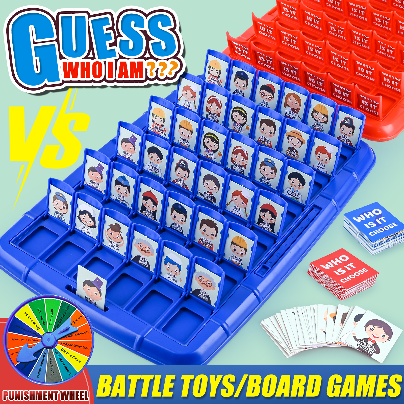 Board Game Idea - Guess Who I Am, Children'S Puzzle