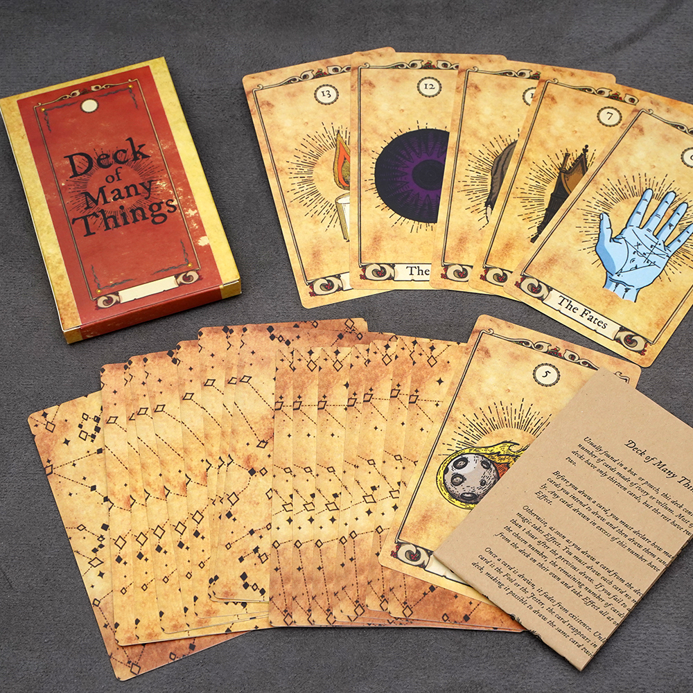 Board Game Rpg - Deck of Many Things Card Game