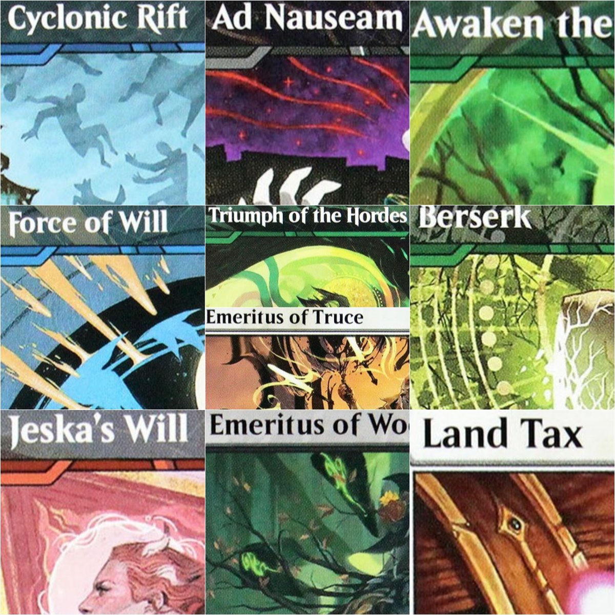 Board Game Quest - SOS/SOA/SOC [Force of Will/Jeskas Will/Cyclonic Rift]