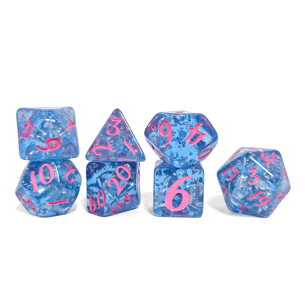7Pcs/set Blue Color Resin Dice – Board Game Rpg Bewertung und Preis