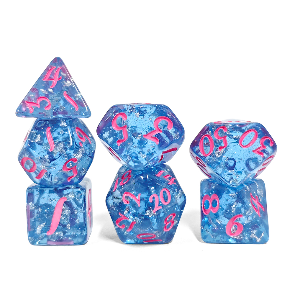 7Pcs/set Blue Color Resin Dice – Board Game Rpg Bewertung und Preis