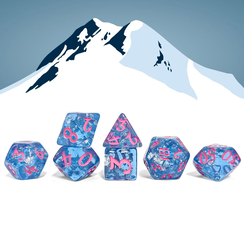7Pcs/set Blue Color Resin Dice – Board Game Rpg Bewertung und Preis