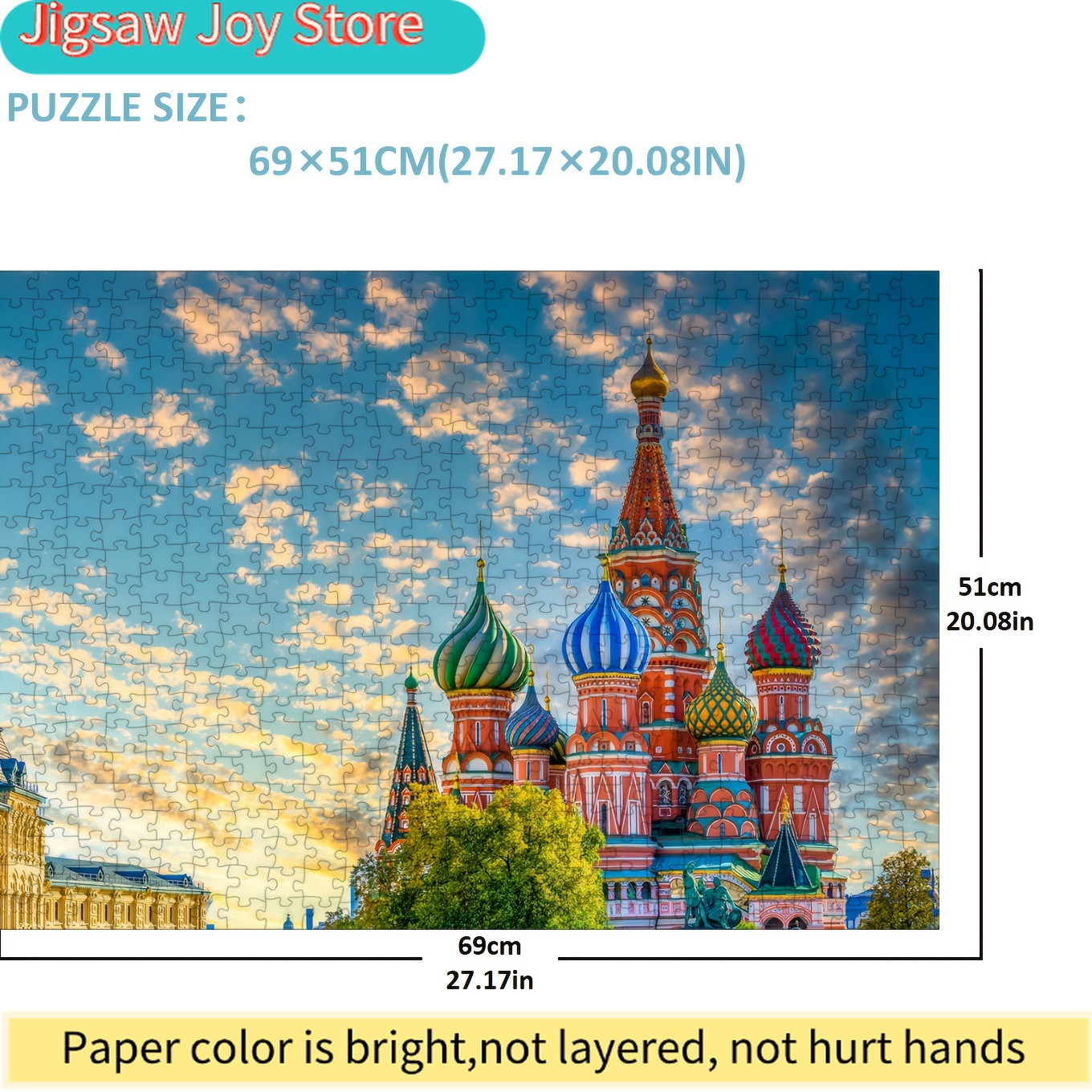 St. Basil's Cathedral Masterpi – Jigsaw Puzzle Adult Bewertung und Preis