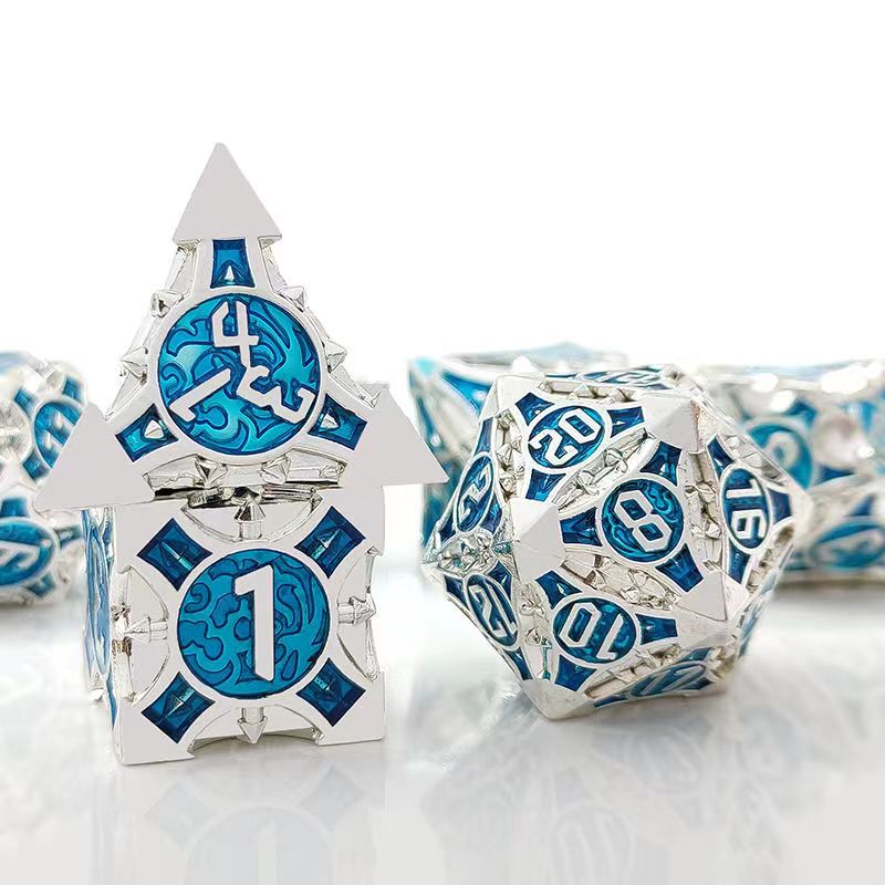 7 Pcs Cosplay D4-D20 DND Brass – Board Game Rpg Bewertung und Preis