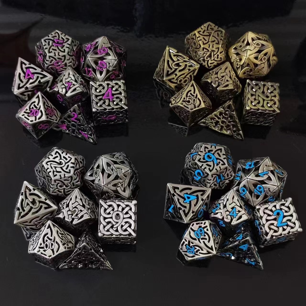 7 Pcs Cosplay D4-D20 DND Brass – Board Game Rpg Bewertung und Preis