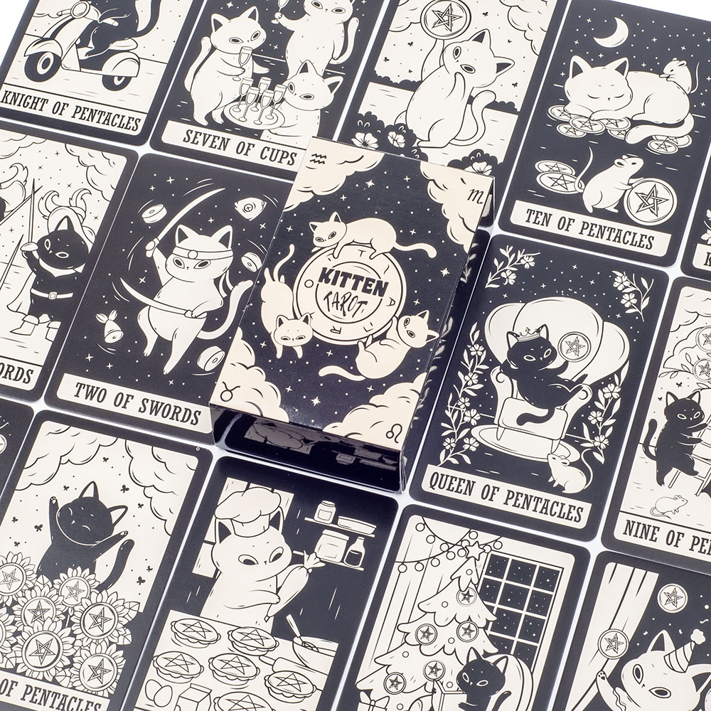 Kitten Tarot Deck 78Pcs Cute B – Board Game Oracle Bewertung und Preis