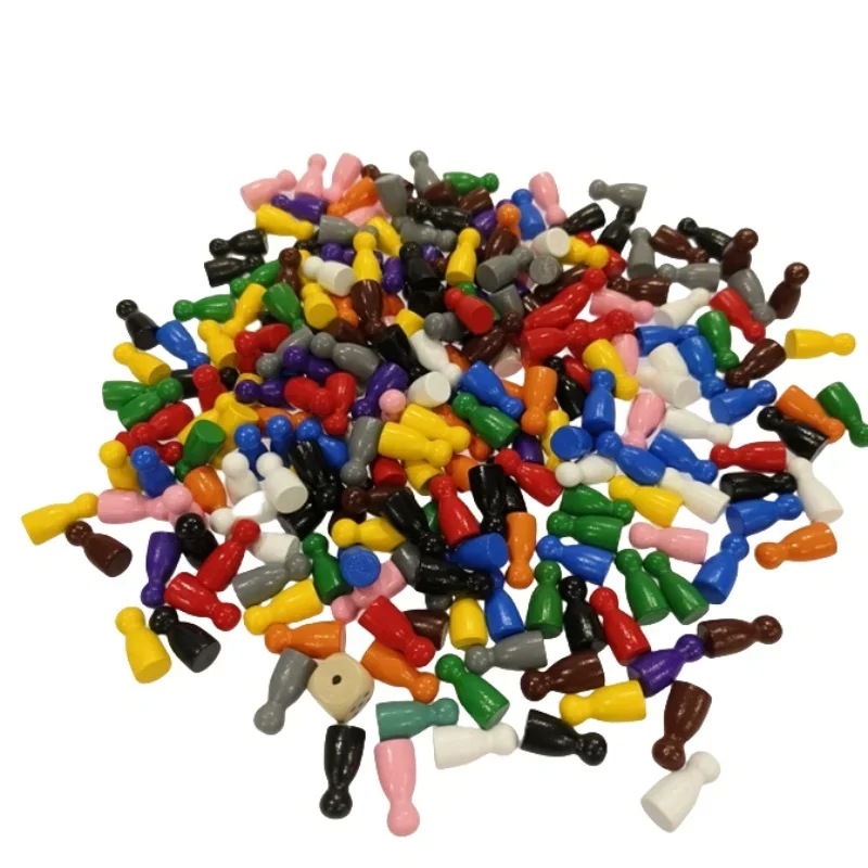 100 Pcs Colorful Wooden Chess  – Board Game Vector Bewertung und Preis