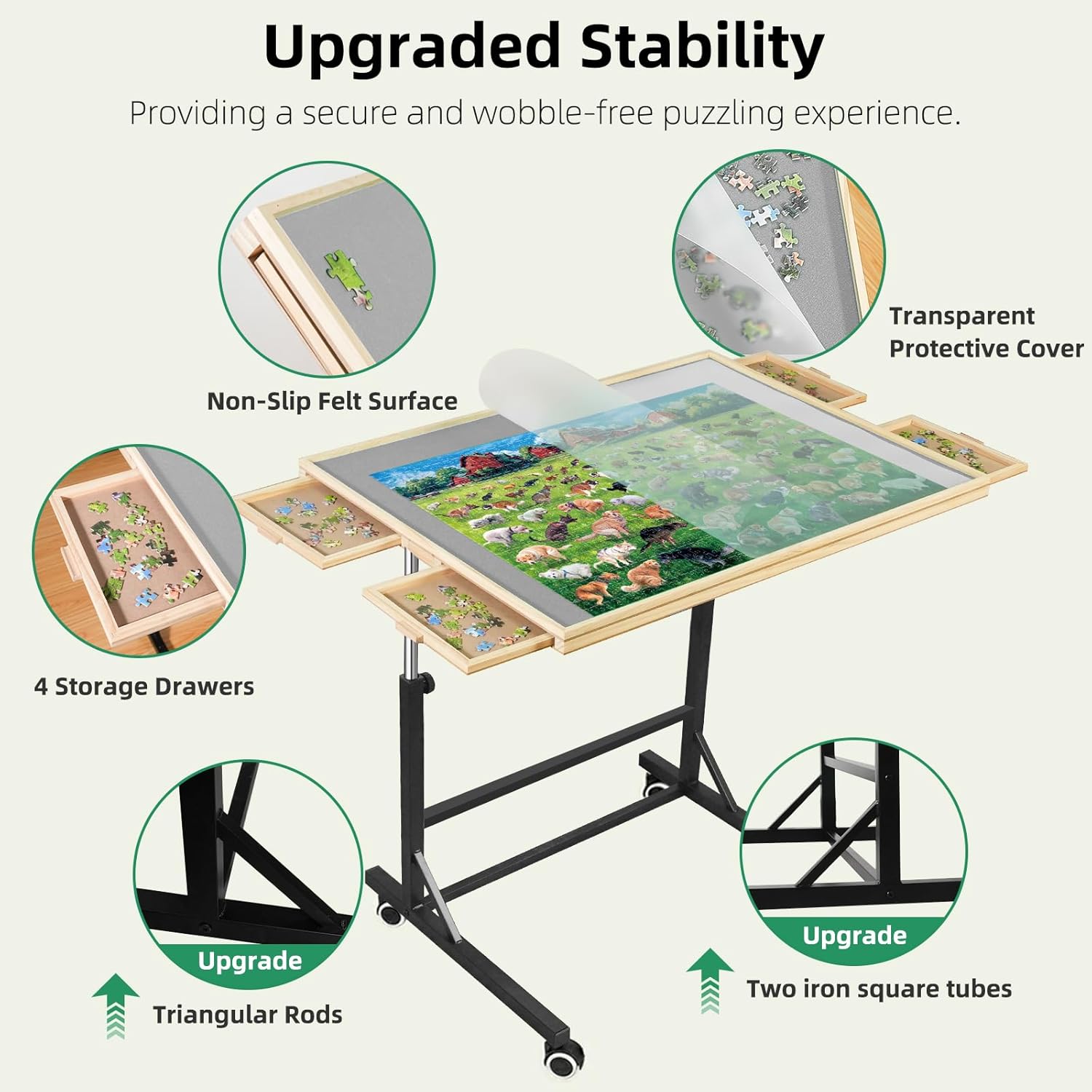 1500 Piece Puzzle Table with L – Jigsaw Puzzle Adult Bewertung und Preis