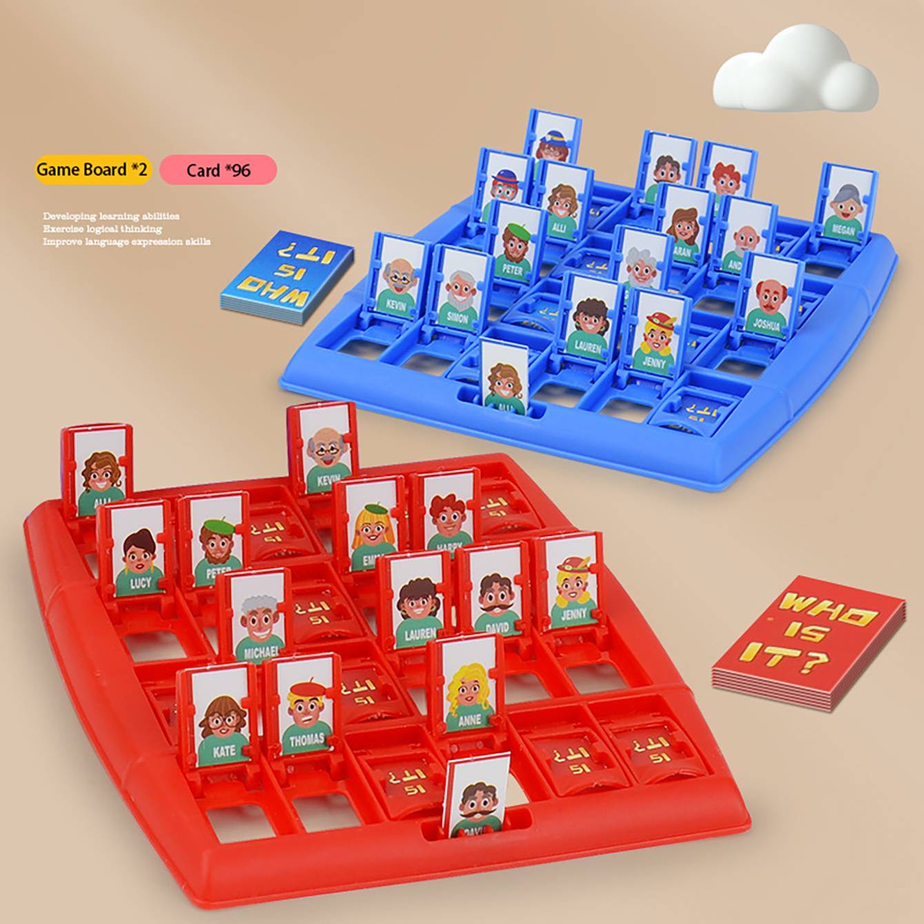 Family Guessing Board Game Who – Board Game With Questions Bewertung und Preis