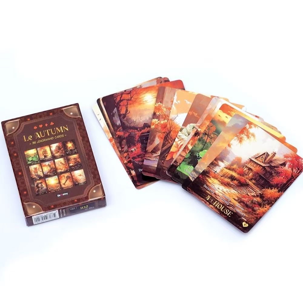 Le Autumn Lenormand Cards 9*6c – Board Game Oracle Bewertung und Preis