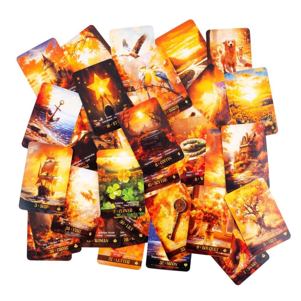 Le Autumn Lenormand Cards 9*6c – Board Game Oracle Bewertung und Preis