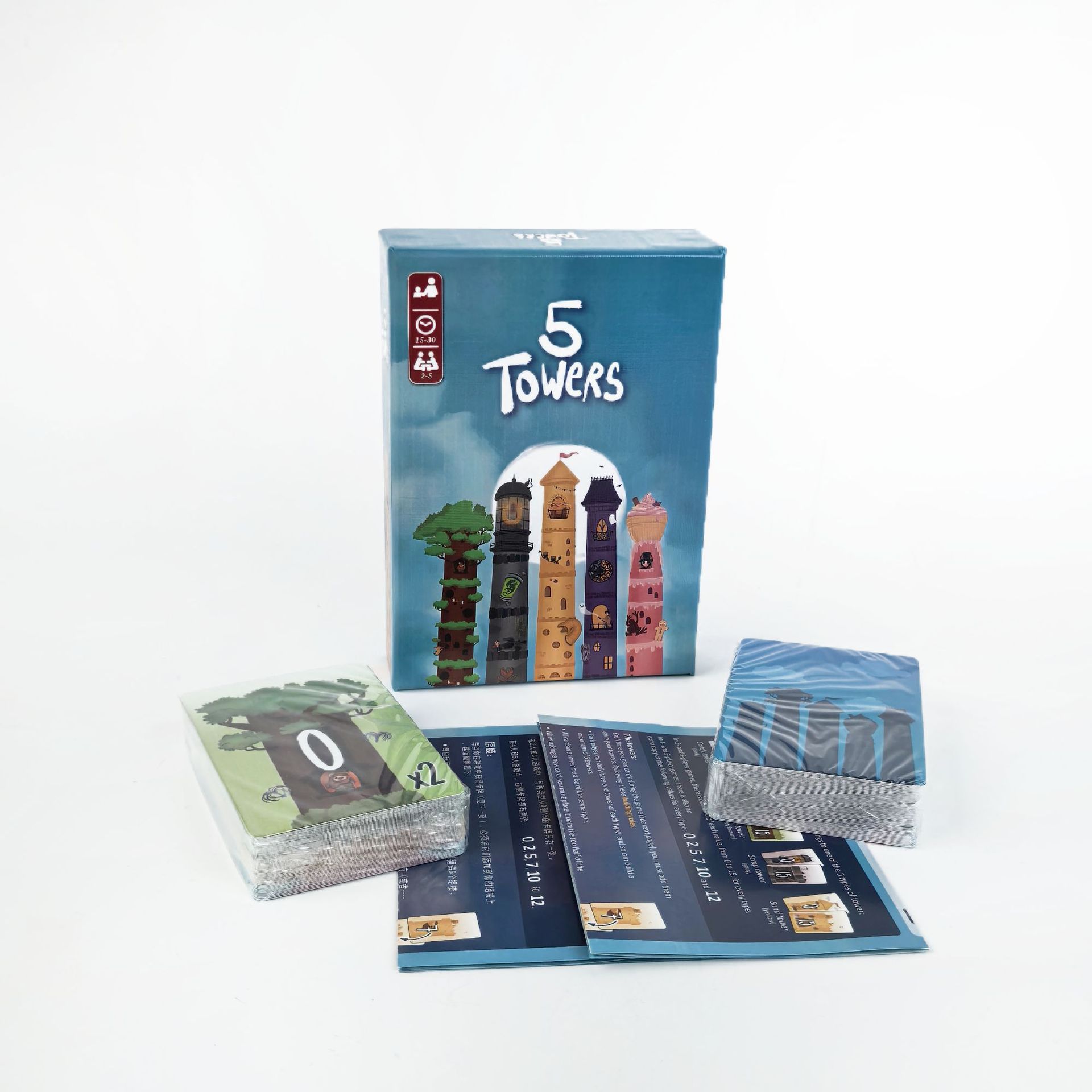 5 Towers Strategy Stacking Tow – Board Game For 5 Players Bewertung und Preis