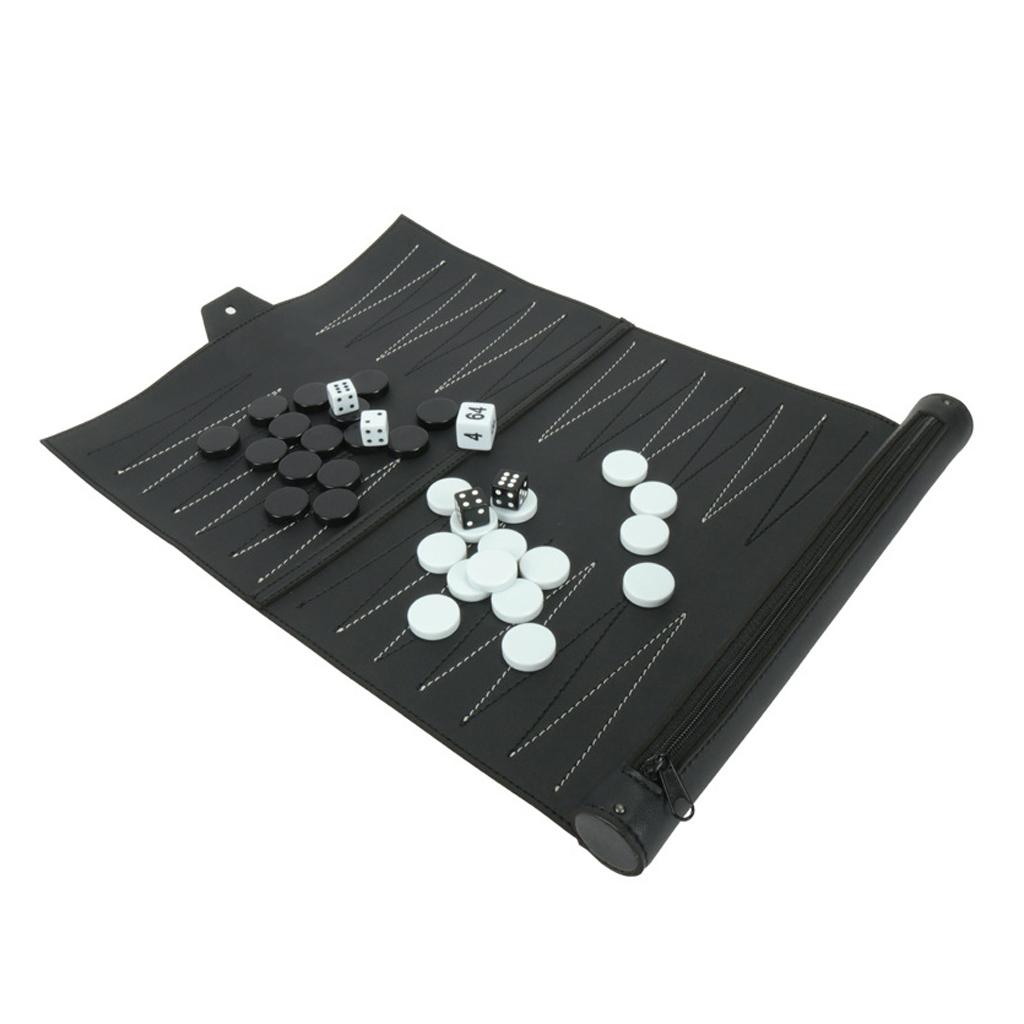 Vintage PU Leather Backgammon  – Board Game For 5 Players Bewertung und Preis