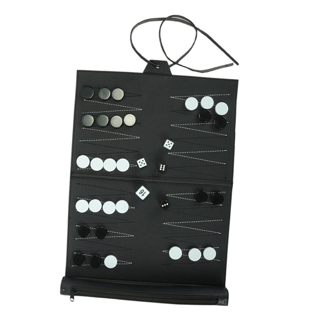 Vintage PU Leather Backgammon  – Board Game For 5 Players Bewertung und Preis