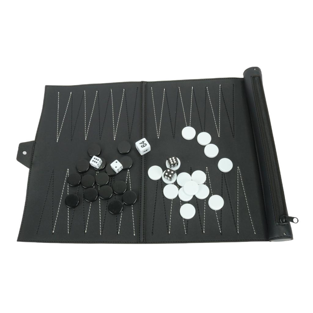 Vintage PU Leather Backgammon  – Board Game For 5 Players Bewertung und Preis