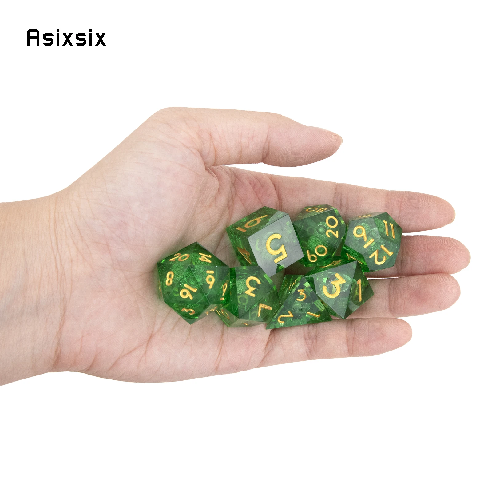 7 Pcs Green Golden Number Flow – Board Game Rpg Bewertung und Preis