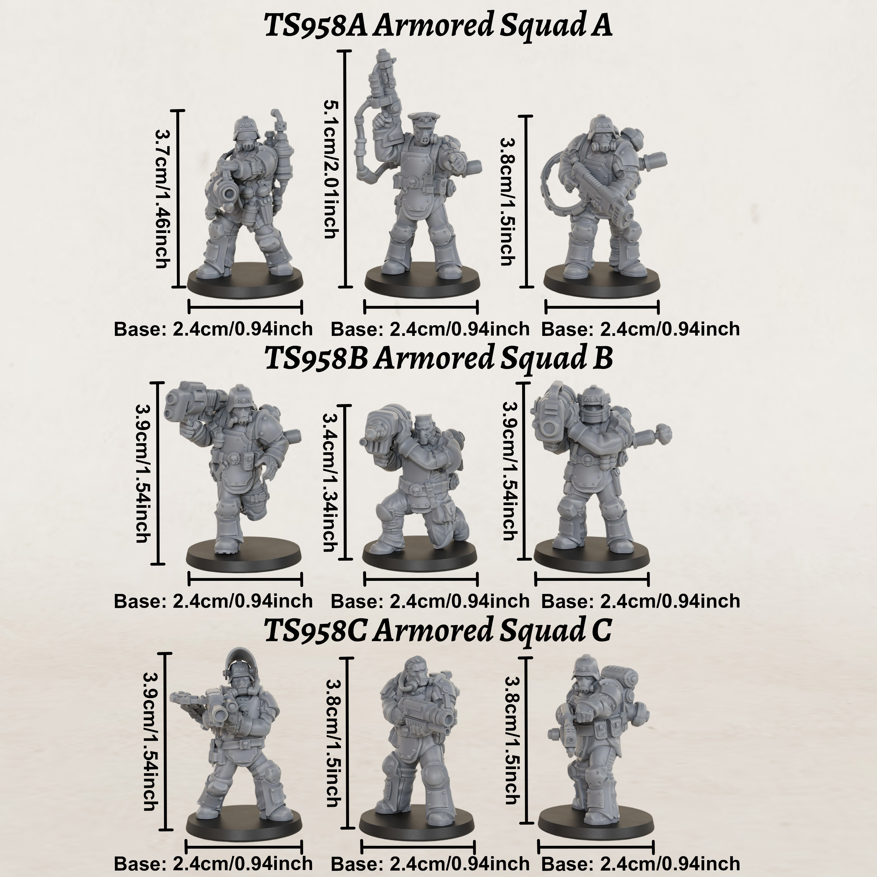 Sci-Fi Armored Squad Miniature – Board Game Zombie Bewertung und Preis