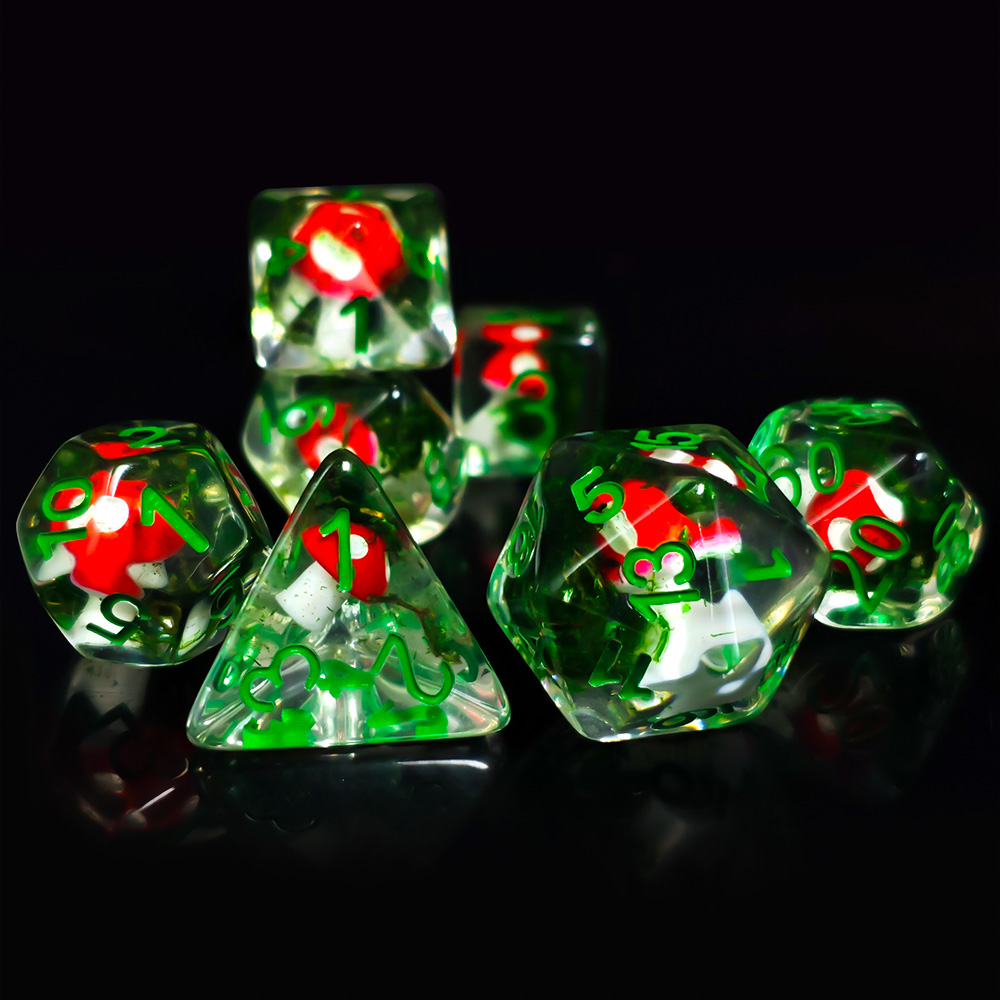 7Pcs/Set DND Dice Transparent  – Board Game Rpg Bewertung und Preis