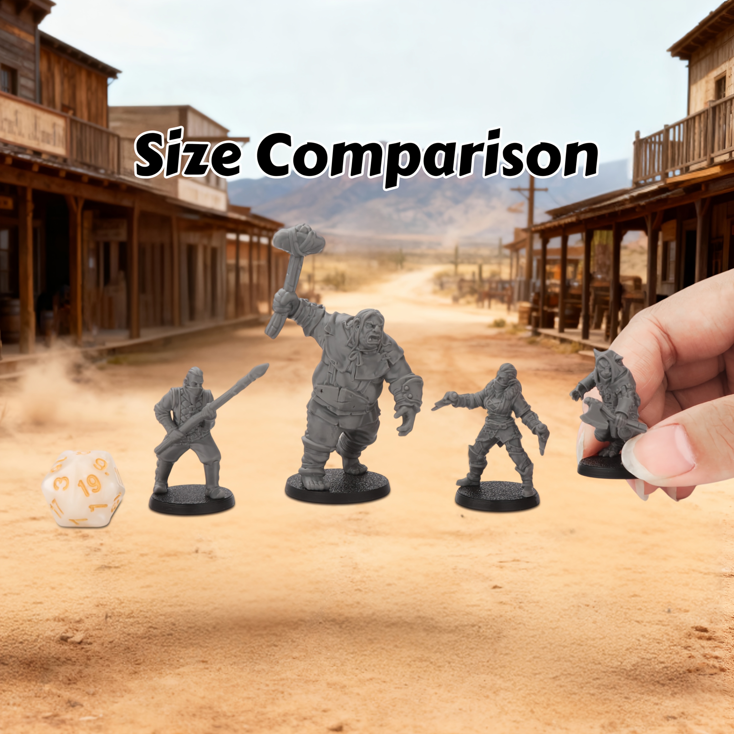 4pcs RPG Bandit Miniature - Fa – Board Game Zombie Bewertung und Preis
