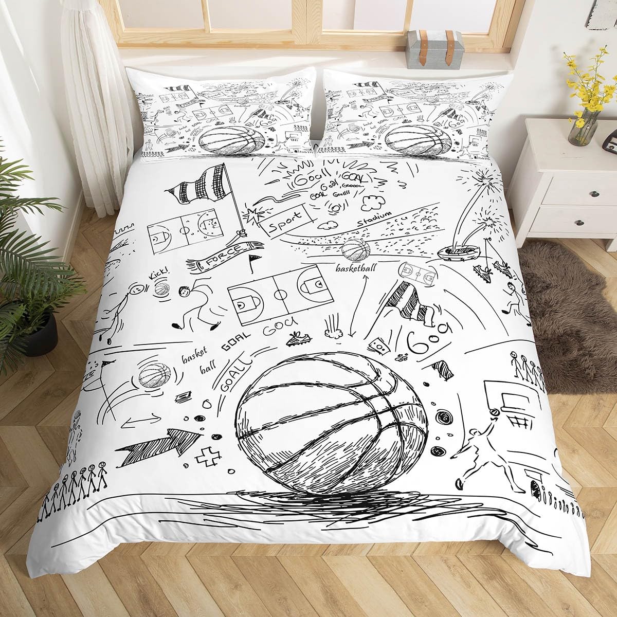 Basketball Duvet Cover Twin Qu – Board Game Nations Bewertung und Preis