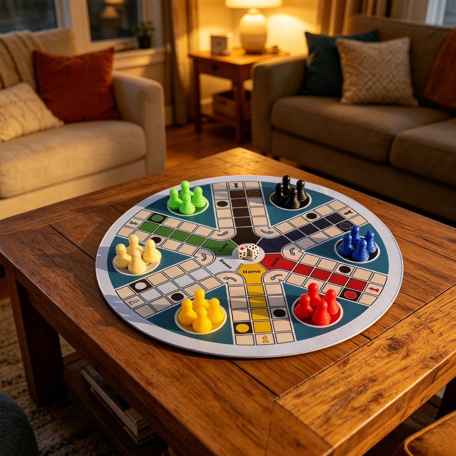 Ludo Game Set 6 Players Round  – Board Game Ludo Bewertung und Preis