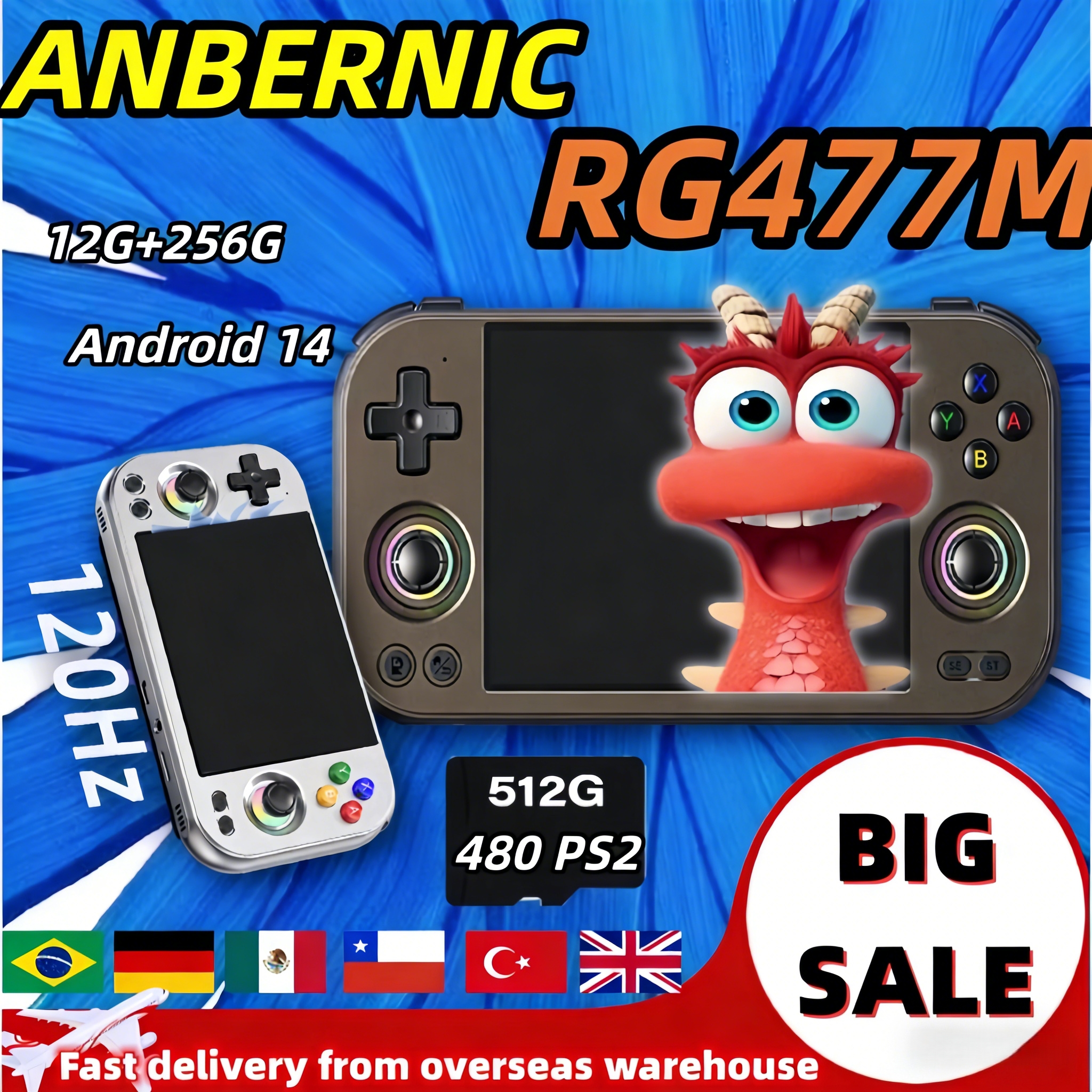 ANBERNIC RG 477M Retro Video G – Board Game Viral Bewertung und Preis