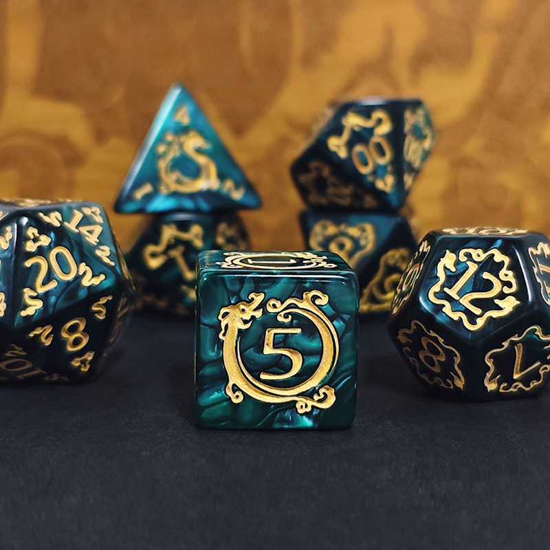 7Pcs Set DND Dice Dragon Patte – Board Game Rpg Bewertung und Preis