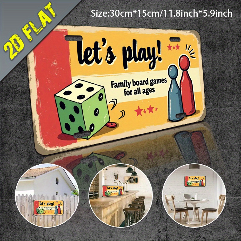 2D Flat, 1pc Aluminum Metal Si – Board Game Cafe Bewertung und Preis