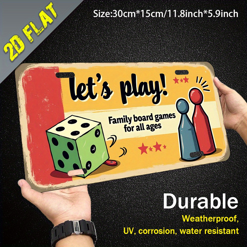 2D Flat, 1pc Aluminum Metal Si – Board Game Cafe Bewertung und Preis