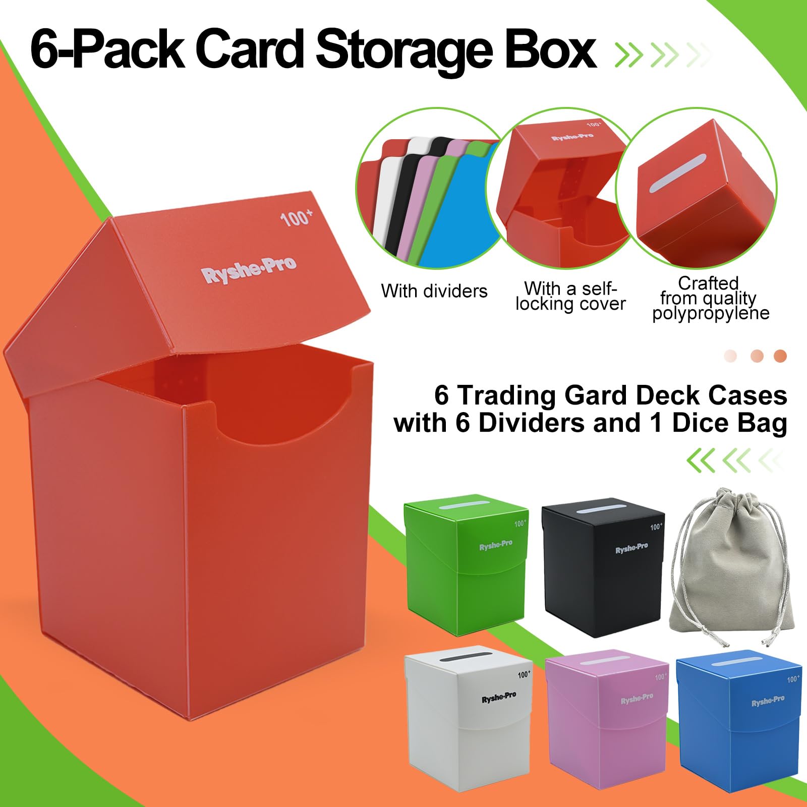 TCG Deck Box for 100+ Cards Co – Board Game Yugioh Bewertung und Preis