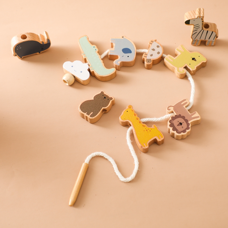 Baby Animal Threading Toys Woo – Board Game Education Bewertung und Preis