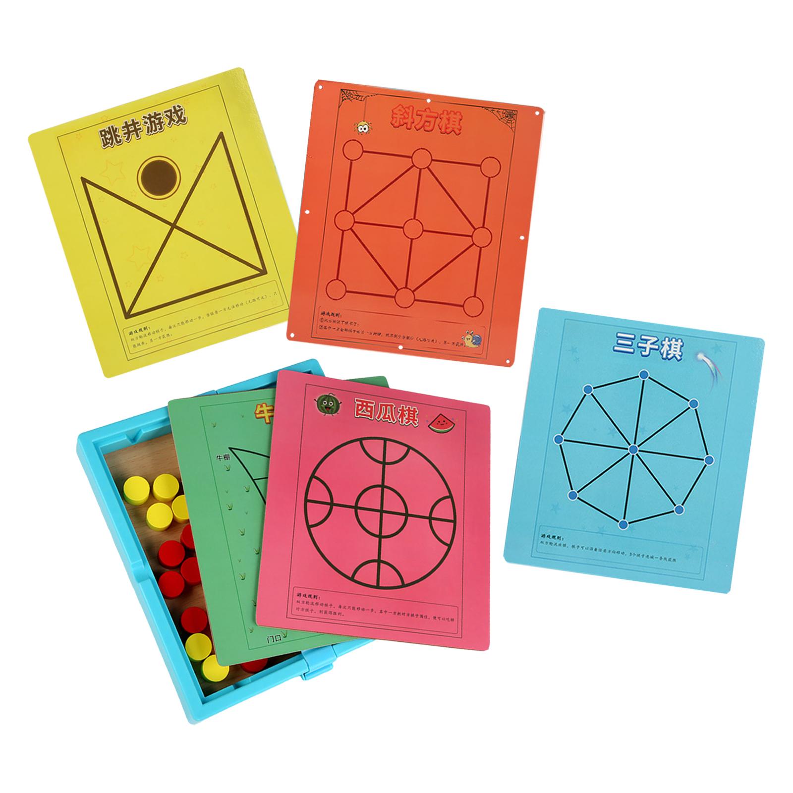 Portable 5 in 1 Board Game Tea – Board Game For 5 Players Bewertung und Preis
