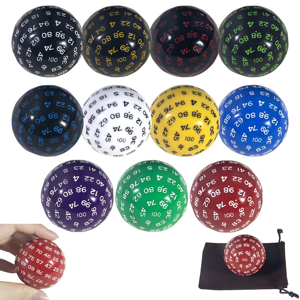 D100 Dice Polyhedral Acrylic 1 – Board Game Ludo Bewertung und Preis