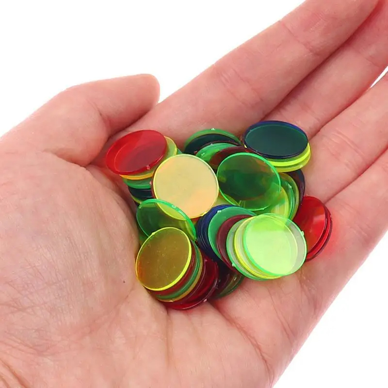 50/100/200pcs 19mm Chips Plast – Board Game Vector Bewertung und Preis