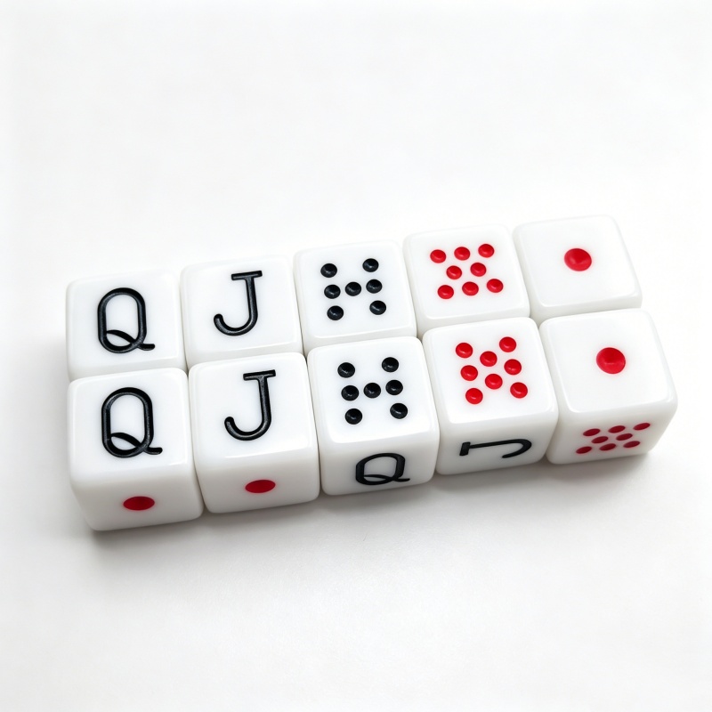 10Pcs/set 16mm Poker Dice Game – Board Game Ludo Bewertung und Preis