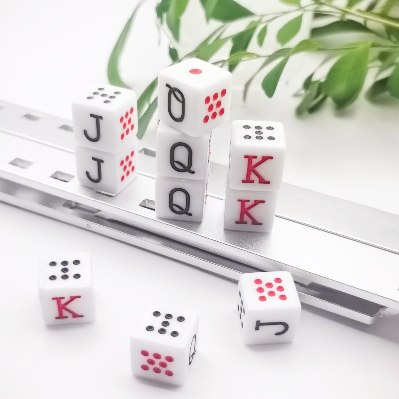 10Pcs/set 16mm Poker Dice Game – Board Game Ludo Bewertung und Preis