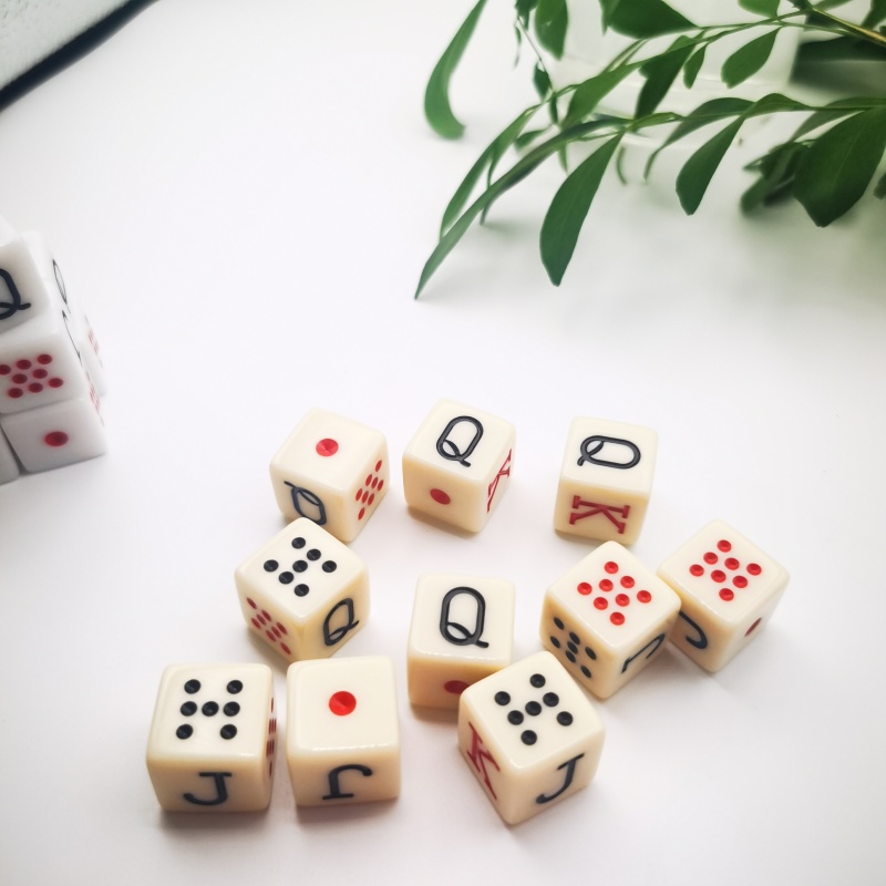 10Pcs/set 16mm Poker Dice Game – Board Game Ludo Bewertung und Preis