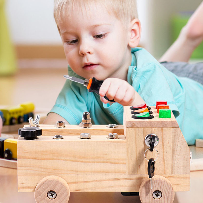 Wooden Montessori Busy Board S – Board Game Idea Bewertung und Preis
