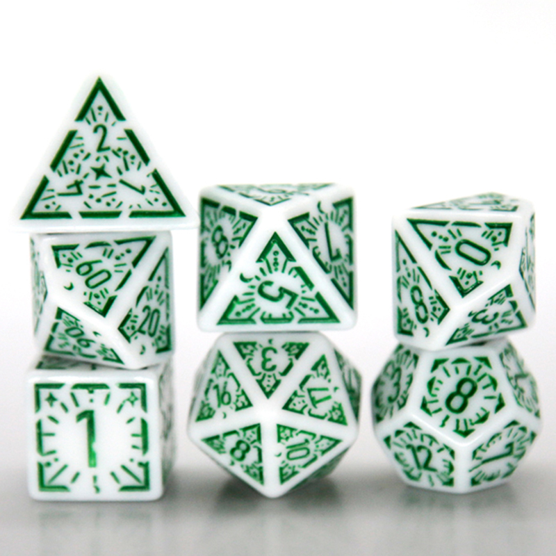 7PCS/set Multi-sided Dice New  – Board Game Rpg Bewertung und Preis