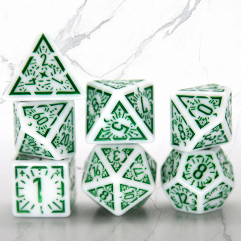 7PCS/set Multi-sided Dice New  – Board Game Rpg Bewertung und Preis