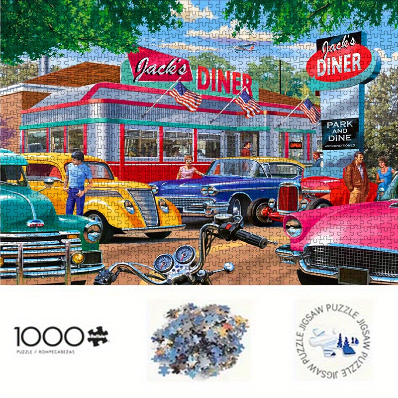 Vintage American Diner & Class – Jigsaw Puzzle Adult Bewertung und Preis