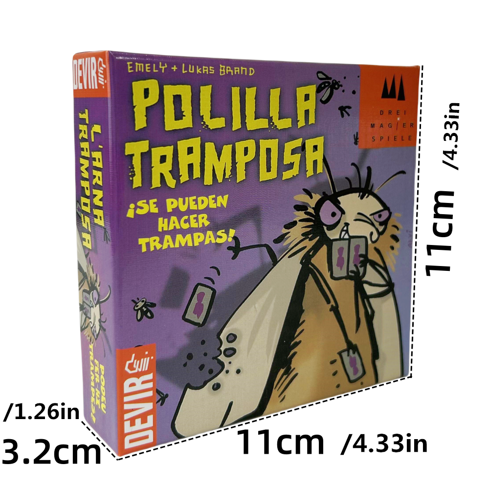 Mogel Motte Polilla Cards Boar – Board Game Viral Bewertung und Preis