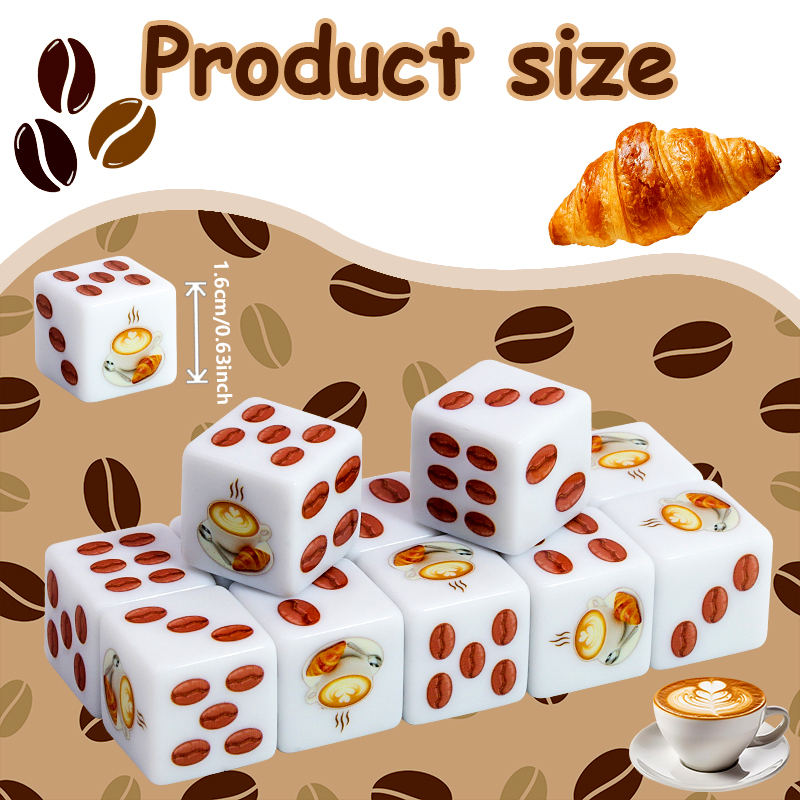 6Pcs Coffee & Croissant Patter – Board Game Cafe Bewertung und Preis