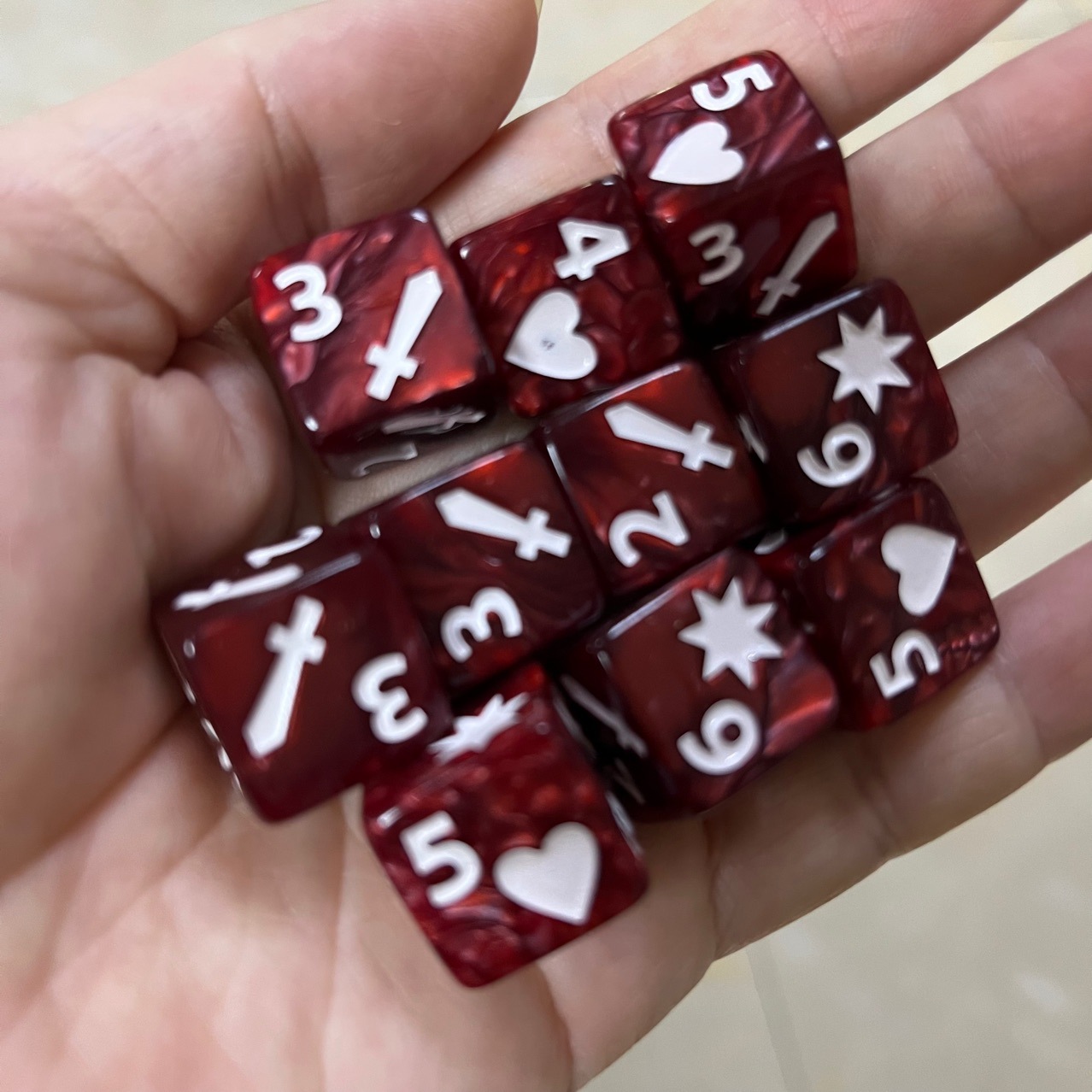 10 Pcs Set of New 16mm 6 Sided – Board Game Ludo Bewertung und Preis